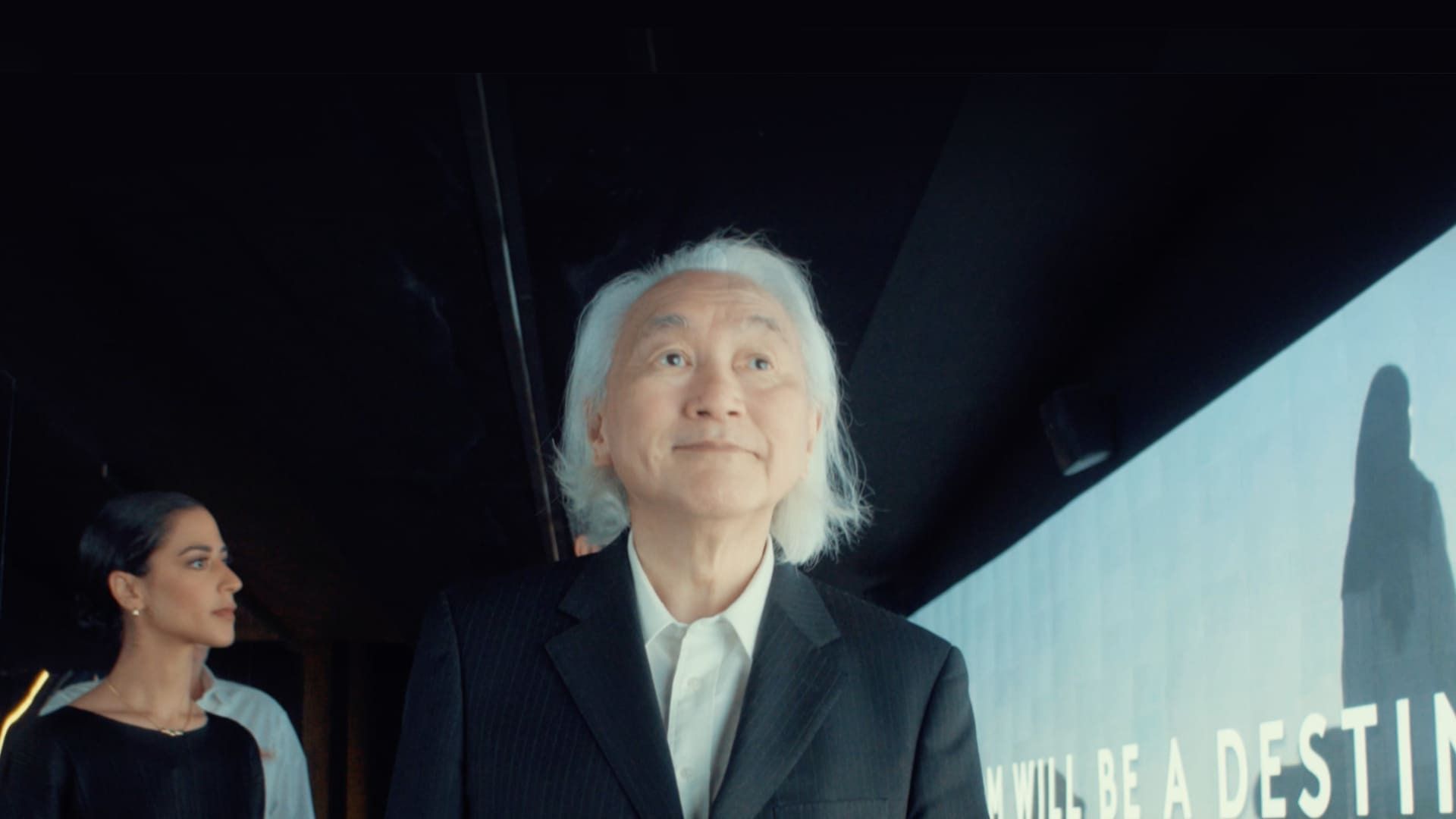 Michio Kaku visits THE LINE